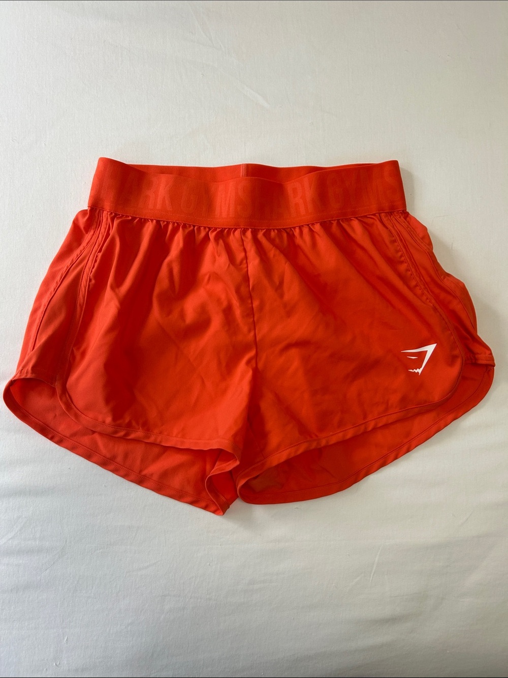 Gymshark Women's Bright Orange Running Shorts